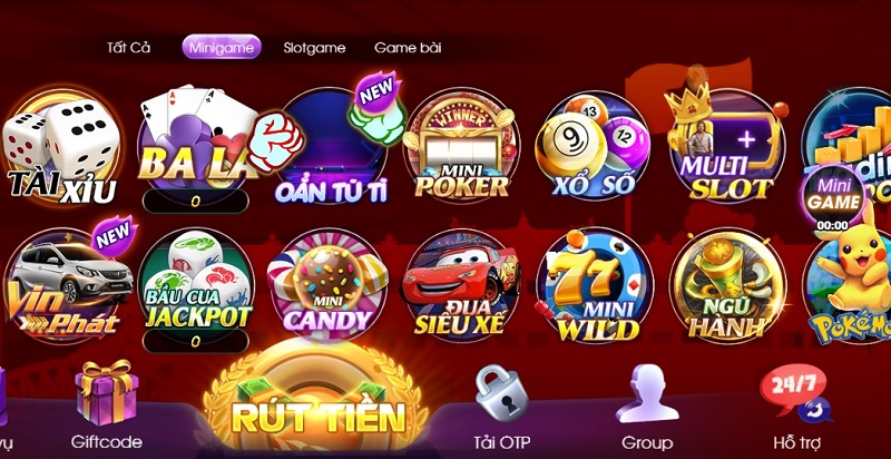 Mini game siêu hấp dẫn tại sam86x.com